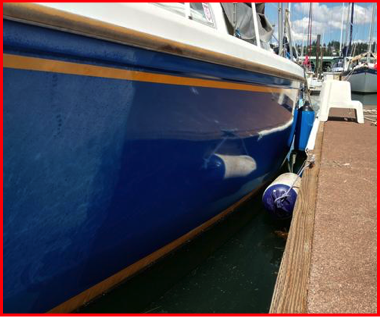 31 year old Catalina 25ft Sailboat, restored by 2-step process. May 2016